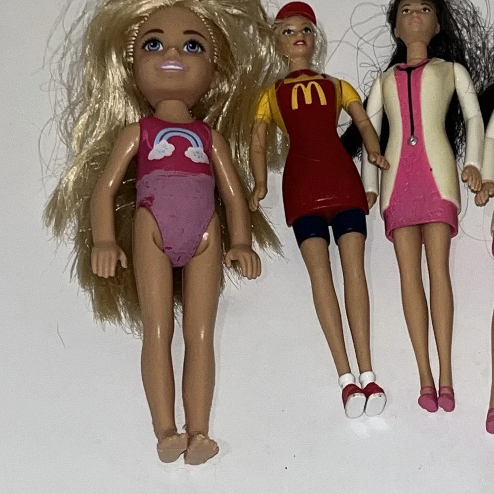 Lot of 5 Vintage Barbie McDonald's‎ Happy Meal Toys Dolls